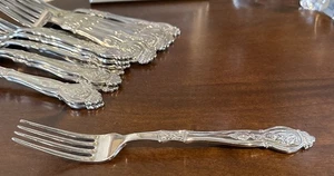 Wallace Silver Monkey Solid 8 1/2” Dinner Forks  16 Total Sold Each Look - Picture 1 of 19