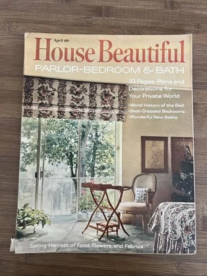 House Beautiful Magazine April 1966 Vintage Ads MCM Design Home Decor - Image 1 of 4
