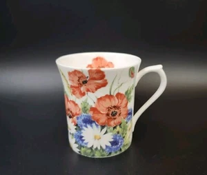 Royal Heritage By Queens Fine Bone China Poppy Daisy Floral England Like New - Picture 1 of 9
