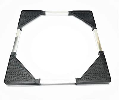 Base Per Lavatrice Asciugatrice Regolabile Ultra Resistente Regolabile Con Ruote - Immagine 1 di 4