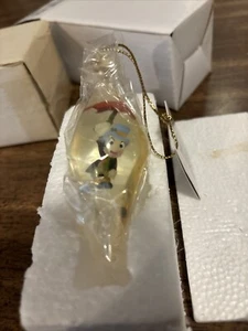 Disney Dew Drop Jiminy Cricket 2004 Hartplastik Weihnachtsschmuck Rarität - Bild 1 von 6