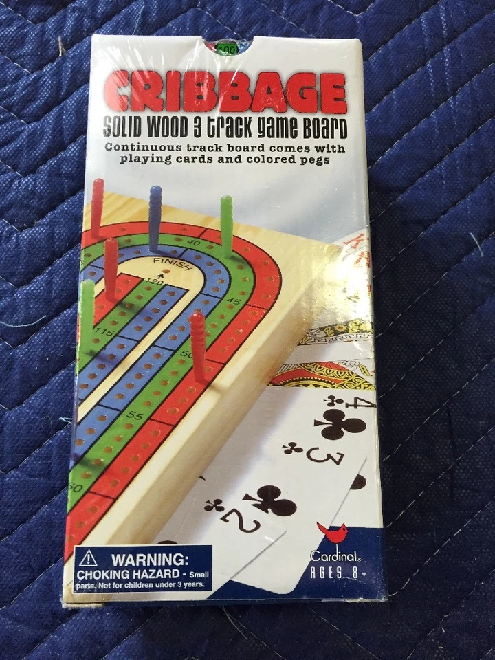 Cribbage Solid Wood Three Track Game Board - Image 1 of 4