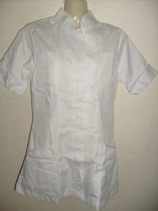 SEÑORAS TÚNICA BLANCA TOP Boyd Cooper NHS, enfermera dentista uniforme esteticista - Imagen 1 de 10