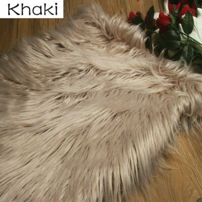 Plush Faux Wool Fur Fabric Furry Newborn Baby Photography Props By Metre Costume - Image 1 of 4