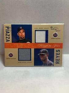 2003 Fleer Greats Through the Years Jerseys - Mike Piazza Jose Reyes /360 - Picture 1 of 2