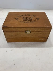 Vintage Wooden Santa Clara Cigar Box~ Sanandres, Mexico - Picture 1 of 12