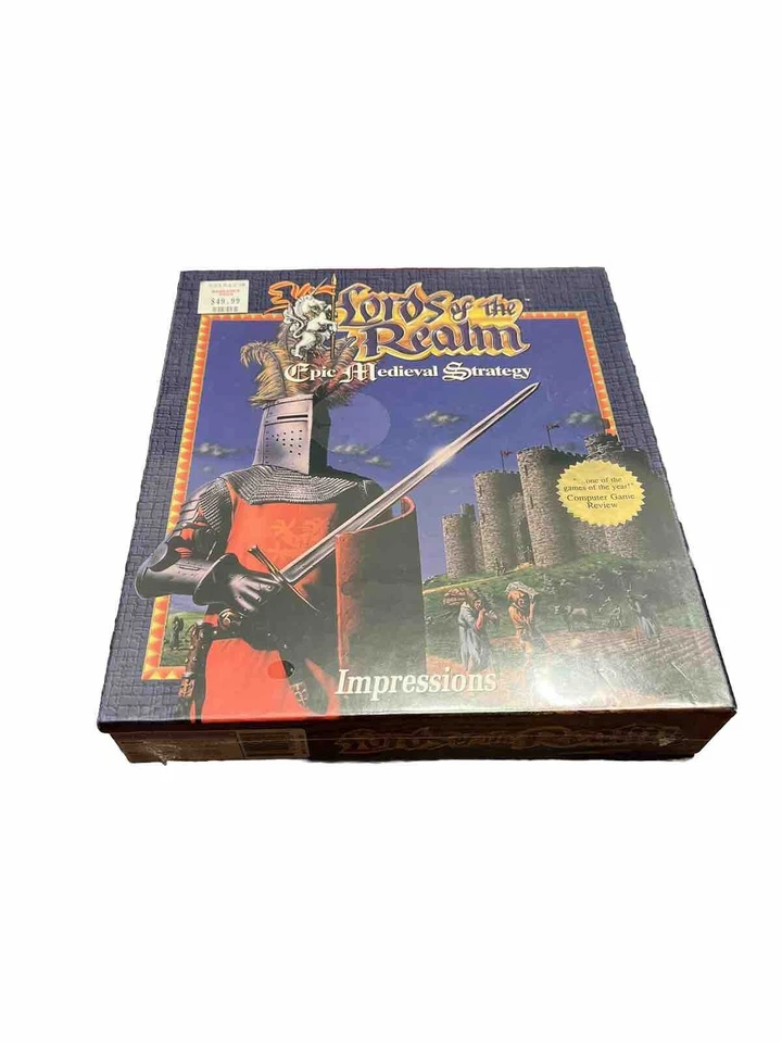 Lords of the Realm Epic Medieval Strategy IBM/PC New Sealed - Image 1 of 4
