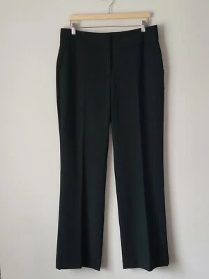 Phase Eight Black Dress Trousers Bootcut Pockets Size 14L 34W x 33L - Image 1 of 4