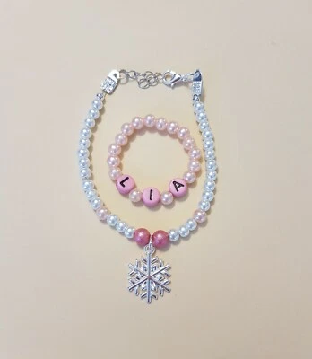 Mutter und Kind Armkettchen personalisiert  - Bild 1 von 2