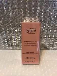 Philosophy Amazing Grace Ballet Rose Miniature EDT Spray Fragrance 15ml Sealed - Picture 1 of 2