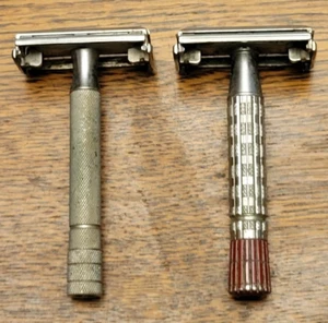 Vintage Gillette Red Tip Sicherheitsrasierer - Bild 1 von 17