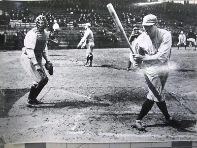 vtg photo Babe Ruth - original Brown Brothers archive Batting Practice 9B - Image 1 of 4