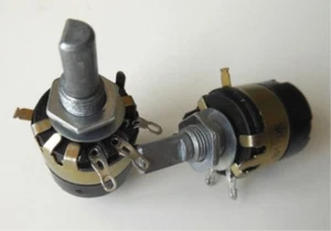 New 10pcs B100K Ω Ohm 100K Linear Potentiometer ON/OFF Switch WH137-2 RV137-2 - Picture 1 of 2