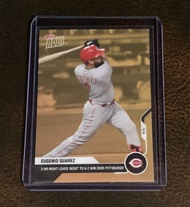 2020 TOPPS NOW #ODB-9 EUGENIO SUAREZ ROAD TO OPENING DAY BONUS CARD - 3 HR GAME