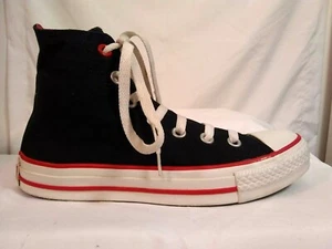 Unisex CONVERSE 1Y515 All Star "Product Red" Black Hi-Top Sneakers W-6 M-4 f372 - Picture 1 of 10