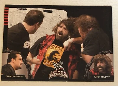 Tommy Dreamer Vs Mick Foley WWE wrestling Ultimate Rivals trading Card #44 - Image 1 of 2