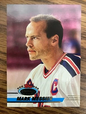 1993-94 Topps Stadium Club #35 Mark Messier New York Rangers NrMt - Image 1 of 2