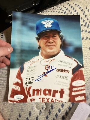 F1 Formula 1 Racing Legend Mario Andretti Signed 8x10 Photo A Autograph JSA COA - Image 1 of 2