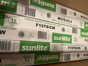 Pack of 30-Sunlite F15T8/CW Fluorescent bulbs - Picture 1 of 2