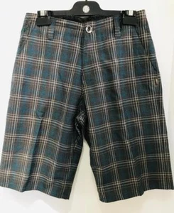 NWT RIP CURL MEN's BLACK PLAID WALK SHORT SIZE 30 code AA-1 - Picture 1 of 7