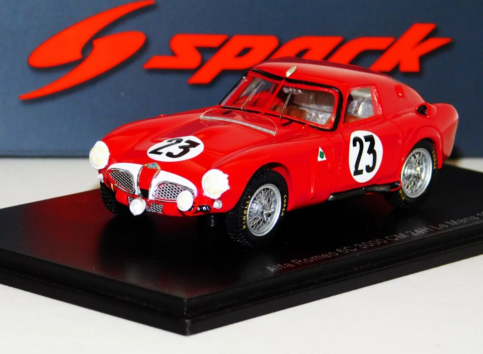 ALFA ROMEO 6C 3000 #23 KILING/RIESS LE MANS 1953 SPARK S4704 1:43 - Immagine 1 di 1