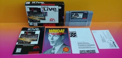 NBA Live 96 Basketball CIB Complete  Authentic Super Nintendo SNES Game Working - Image 1 of 4