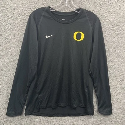 Oregon Ducks Shirt Womens Medium Black Nike Dri FIT Basketball Training Top - Image 1 of 4