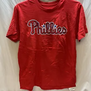NWOT Phillies Harper #3 Red Majestic Tshirt Men’s Large - Picture 1 of 6