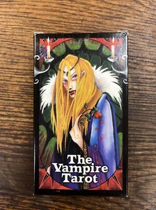 The Vampire Tarot Cards Deck by Nathalie Hertz 78 Cards & Instruction Sealed - Picture 1 of 4