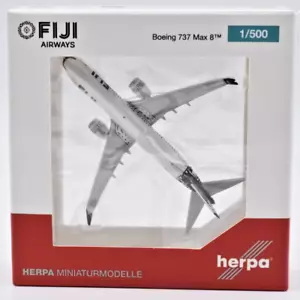 Airplane Herpa Wings 1/500 Fiji 737 Max 8 - DQ-FAB Island of Kadavu. 537117 - Picture 1 of 3