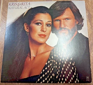 KRIS KRISTOFFERSON & RITA COOLIDGE – Natural Act COUNTRY SOFT ROCK LP Album !! - Picture 1 of 8