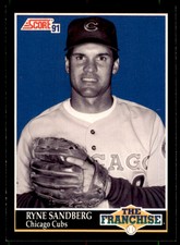 1991 Score The Franchise Ryne Sandberg Chicago Cubs #862