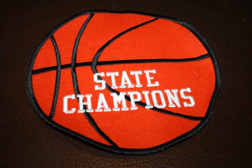 Vintage Letterman Varsity chenille BASKETBALL PATCH 8X8 INCHES - Image 1 of 1