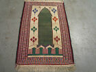 Old verneh kilim oriental rug (  3ft.10" x 1ft.7" )