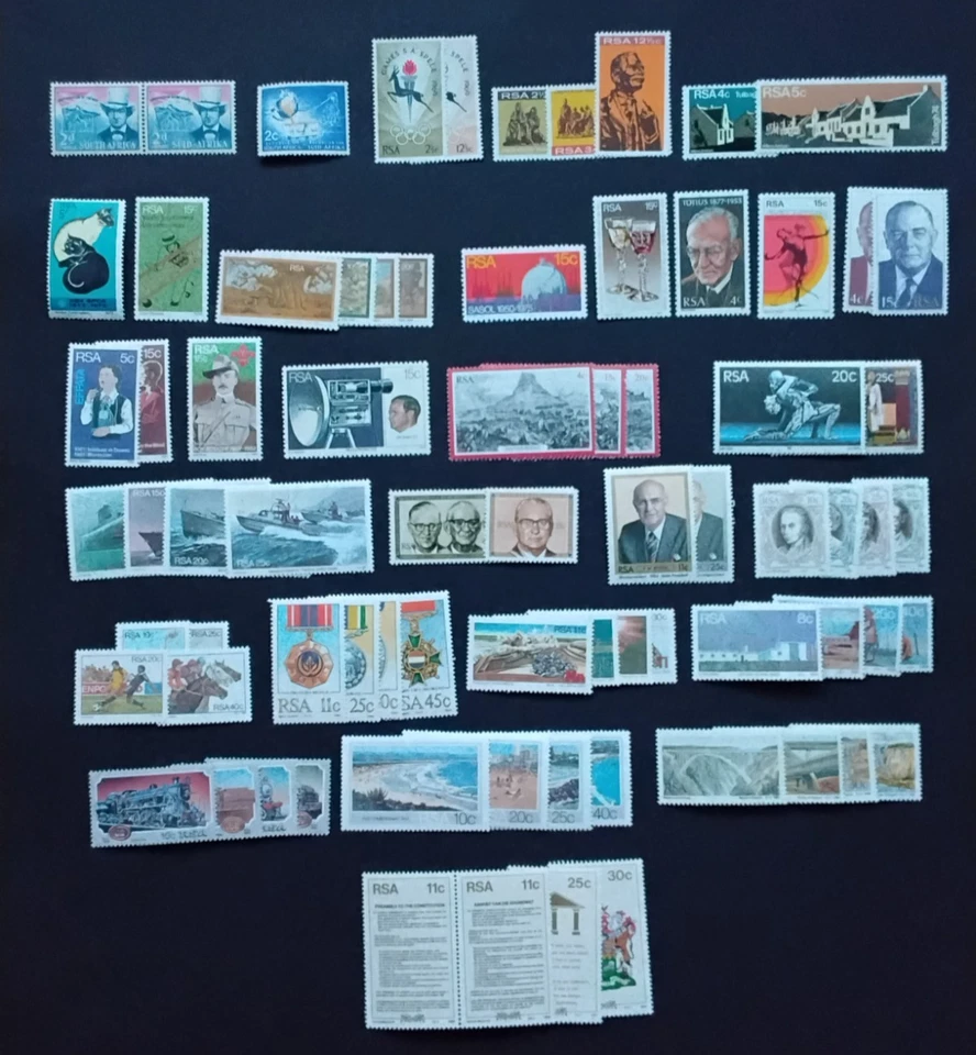 stamps South Africa lot of 75 MNH 1955-1985 - Image 1 of 1