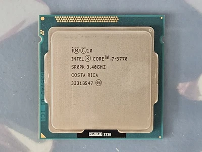 CPU Intel 3ª Generación Quad Core i7-3770 SR0PK 3,4 GHz (Turbo 3,9 GHz) 8 M Caché LGA1155 Foto 1 de 2