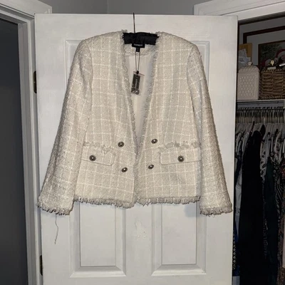 Blazer Express Columnist Blanco - Talla Grande - Nuevo con Etiquetas Foto 1 de 4