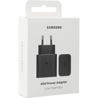 SAMSUNG 45W POWER ADAPTER LOW STANDBY CARICABATTERIE ORIGINALE USB-C EP-T4511 - Immagine 1 di 3