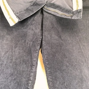 L L Bean Corduroy Pants 42x30 Men's Gray #502838 Natural Fit Light Wash Fade - Picture 1 of 10