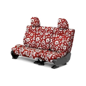 For Ford Explorer 20-24 NeoSupreme 2nd Row Hawaiian Red Custom Seat Covers - Picture 1 of 3