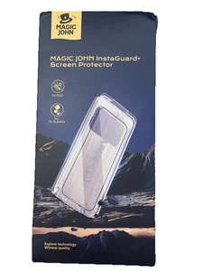 NIB Magic John InstaGuard+ Screen Protector For iPhone 16 Pro Max FREE SHIPPING - Picture 1 of 3