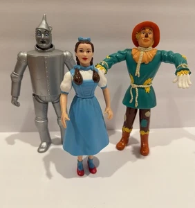 Wizard of Oz Figuren 1995 Turner Tin Man Scarecrow Dorothy Vintage Set - Bild 1 von 9