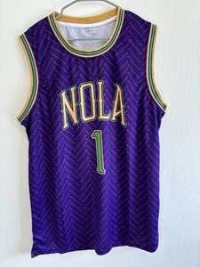 Purple Zion Williamson Jersey - Picture 1 of 4
