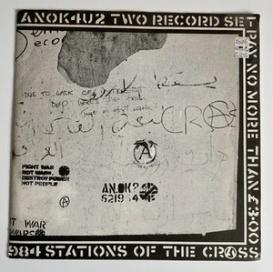 Crass - Stations Of The Crass (Double Album Poster Sleeve 521984) 1981 reissue - Picture 1 of 7