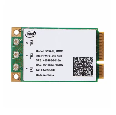 Intel 2.4 / 5.0 GHz 5300 533AN_MMW Wireless WLAN Wifi Mini PCIe Card 802.11n - Image 1 of 4