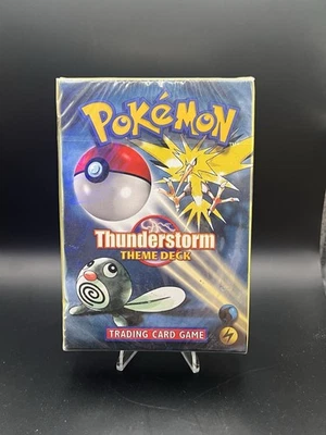 Pokemon 1999 WOTC Thunderstorm Theme Deck Factory Sealed - Image 1 of 4
