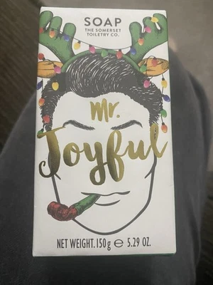 Mr Joyful Soap Bar 150g Triple Milled Soap Bar The Somerset Soap Company - Image 1 of 4