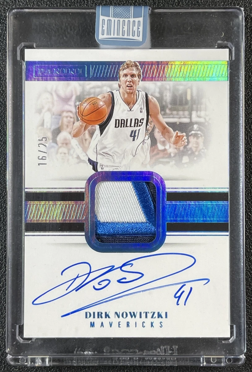 NBAカード Dirk Nowitzki 直書きサインカード Dirk Nowitzki Signed