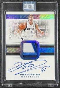 DIRK NOWITZKI 2024-25 PANINI EMINENCE GAME-WORN PATCH AUTO JERSEY 16/25 - Picture 1 of 2