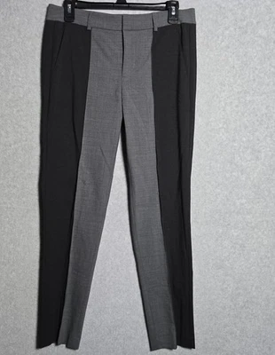 Vince Mujer Talla 4 Mezcla de Lana Dos Tonos Pantalones Preppy Academia Vestido Pantalones Nuevos Foto 1 de 4